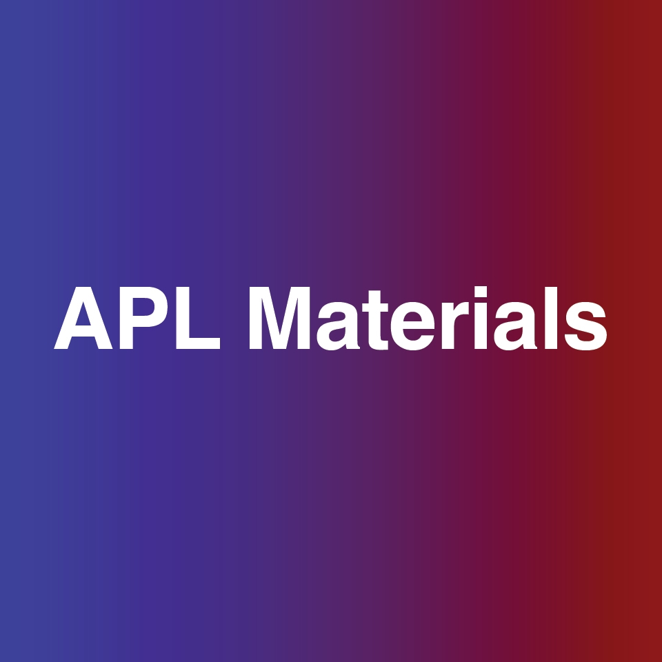 New Publication on APL Materials